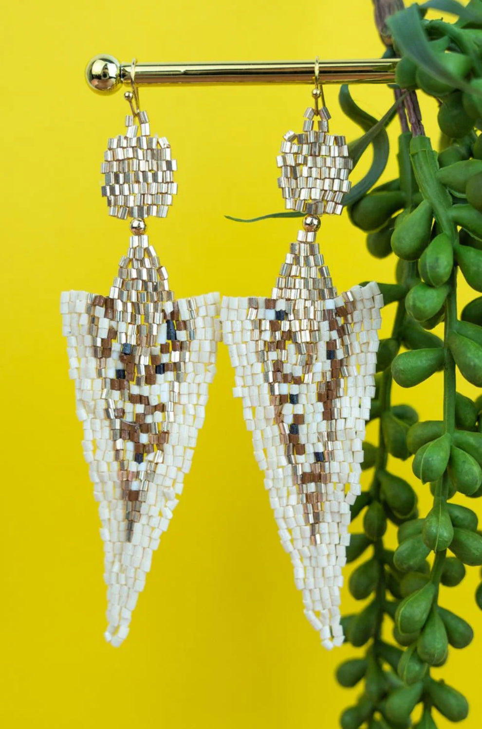On-point Beaded Earrings