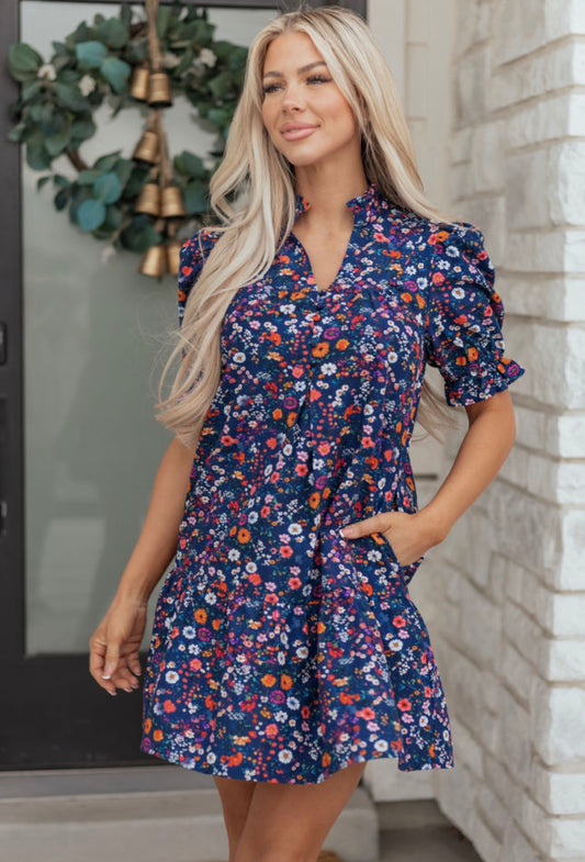 Midnight Meadow Dress