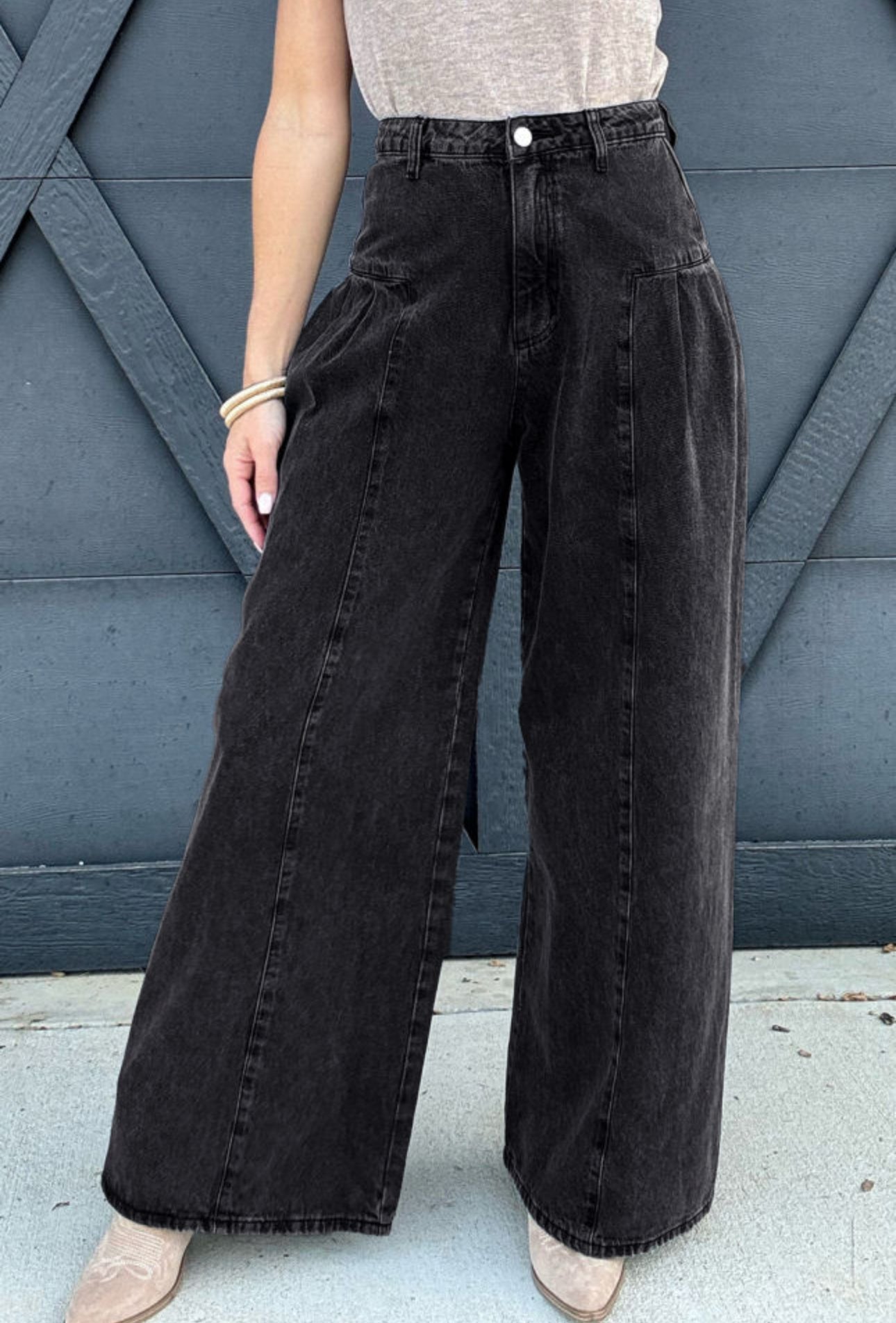 Urban Ease Wide Leg Jeans