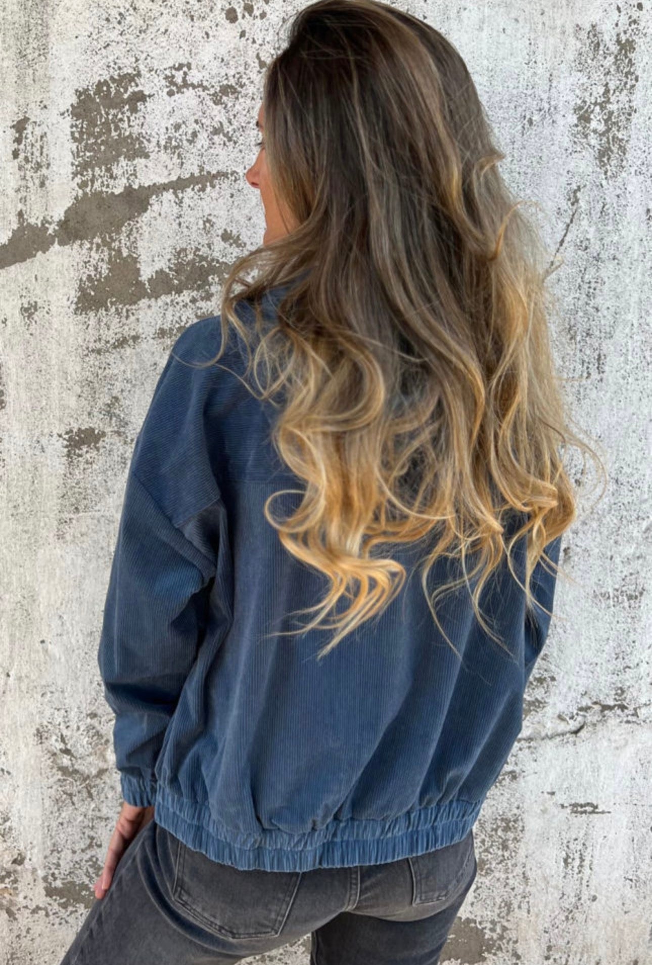 Indigo Hour Corduroy Jacket