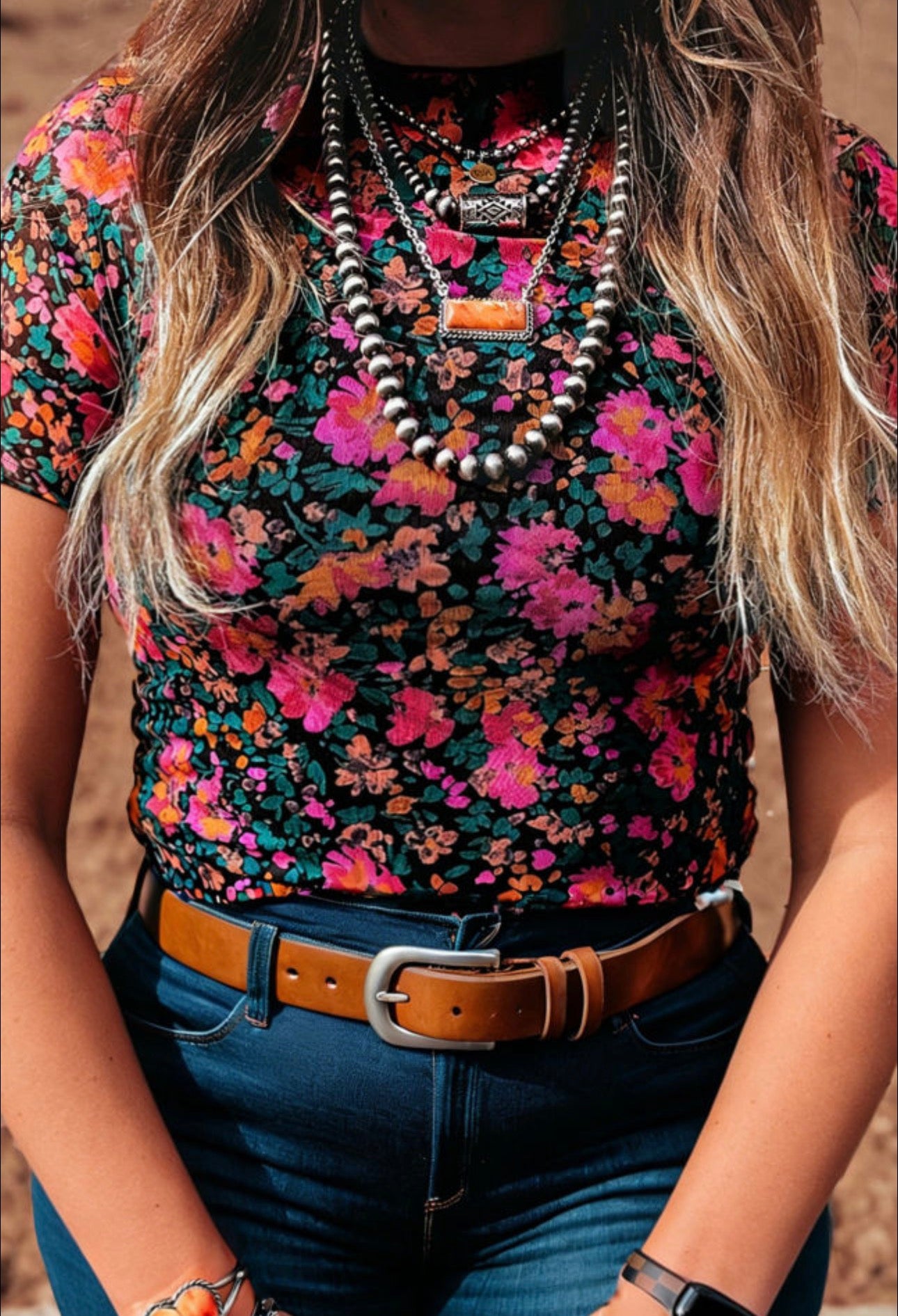 Midnight Wildflower Tee - Regular & Curvy