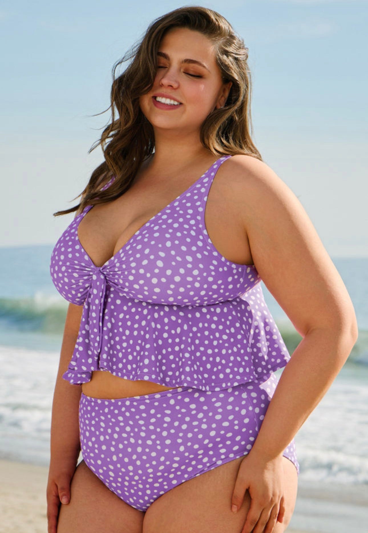 Dotted Darling Tankini - Curvy