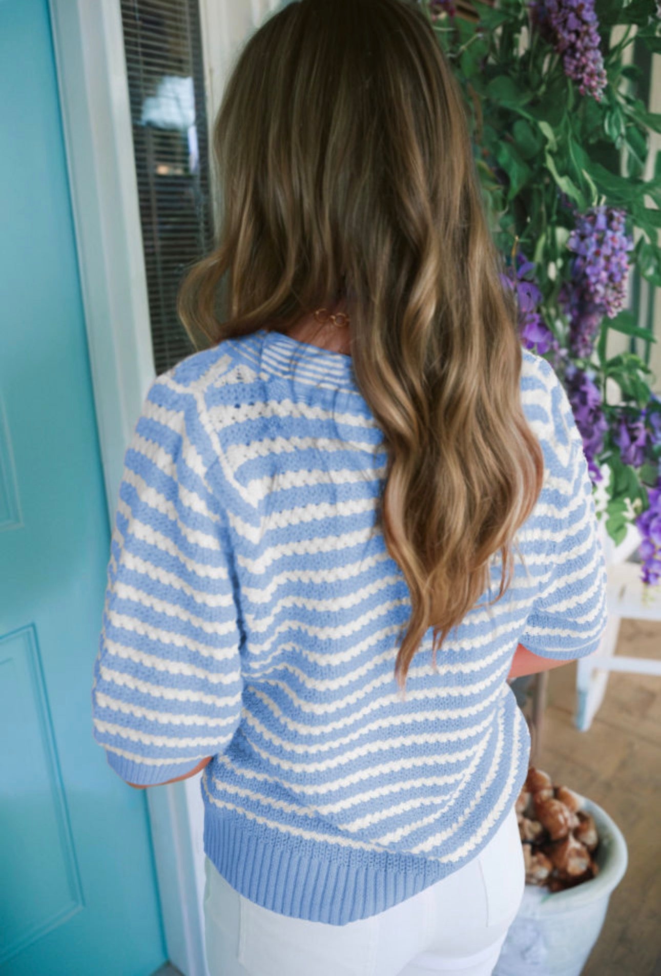 Charleston Charm Bow Knit Top