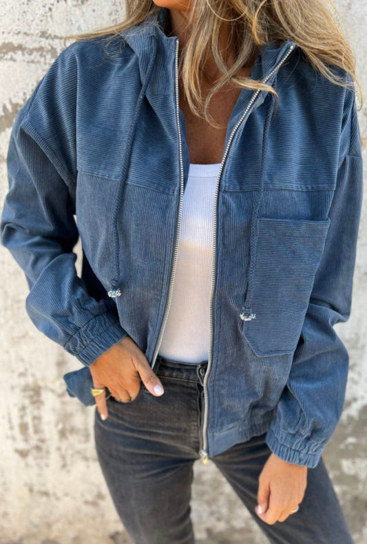 Indigo Hour Corduroy Jacket