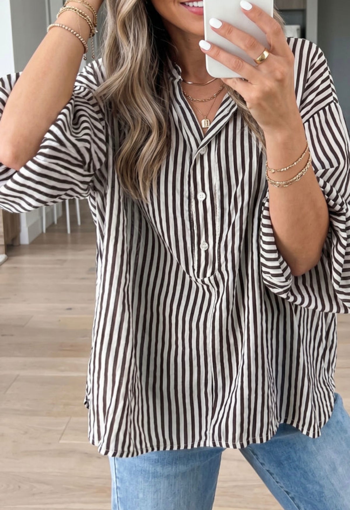The After Hours Stripe Top