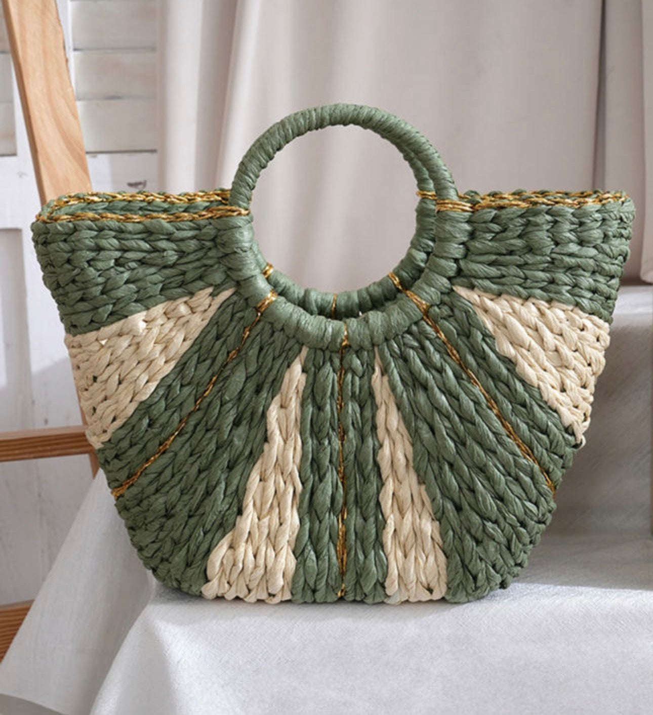 Sage & Shine Market Bag