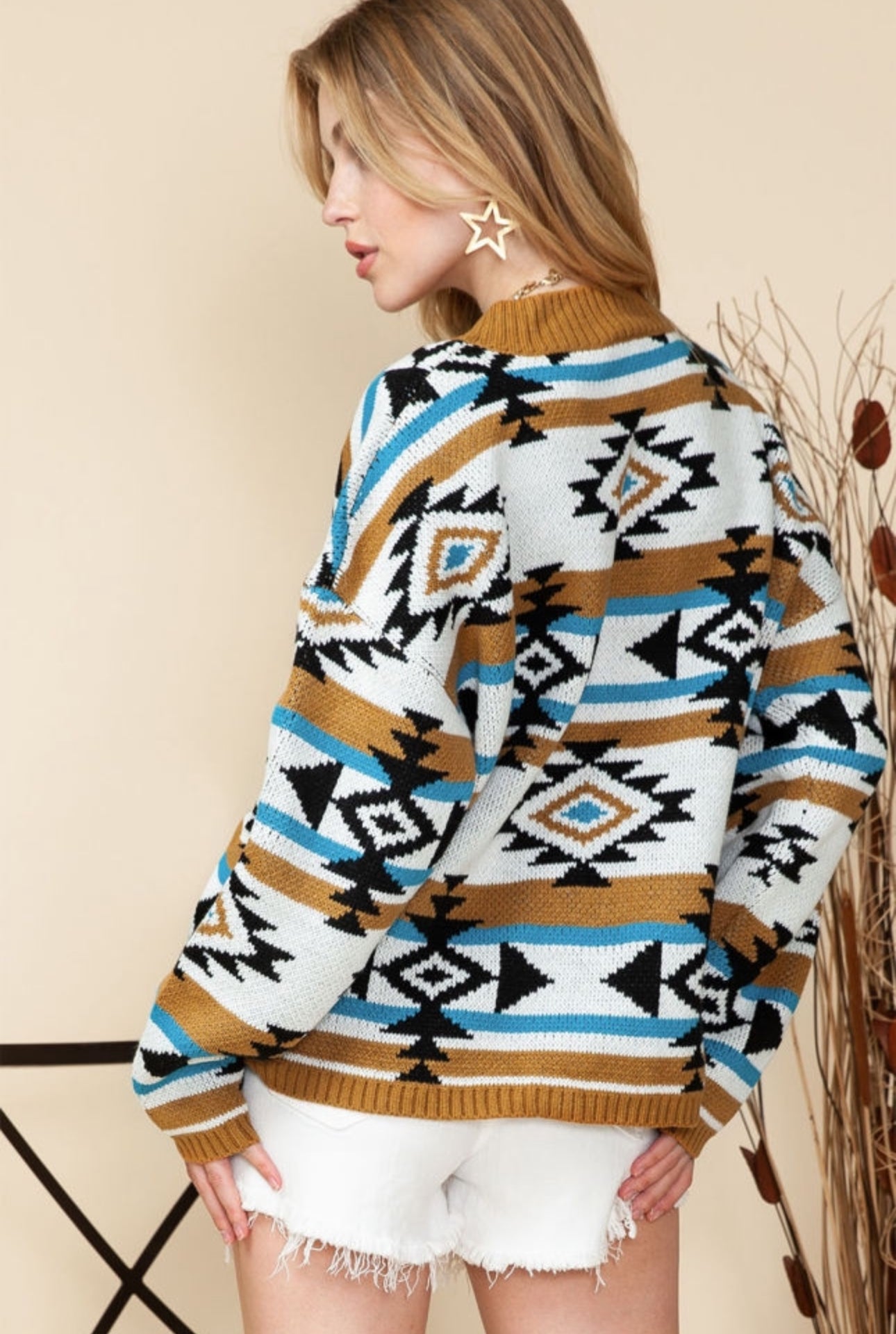 Aztec Knit Sweater