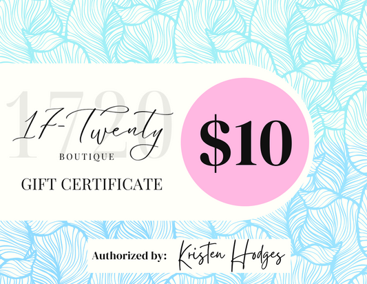17-Twenty Boutique Gift Card